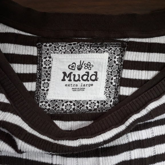 Y2K Mudd Cotton Striped Sweater - Picture 5 of 6